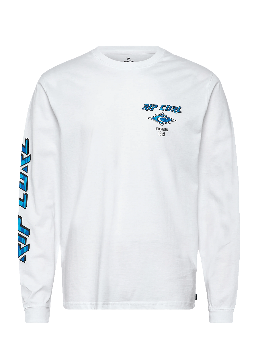 Rip Curl - FADE OUT ICON L/S TEE - oberteile - white - 0