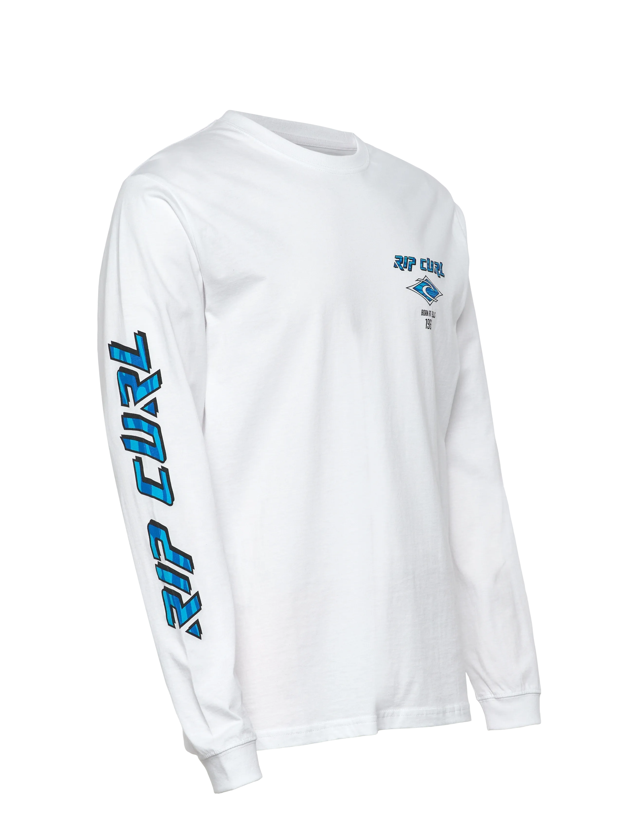 Rip Curl - FADE OUT ICON L/S TEE - laveste priser - white - 2
