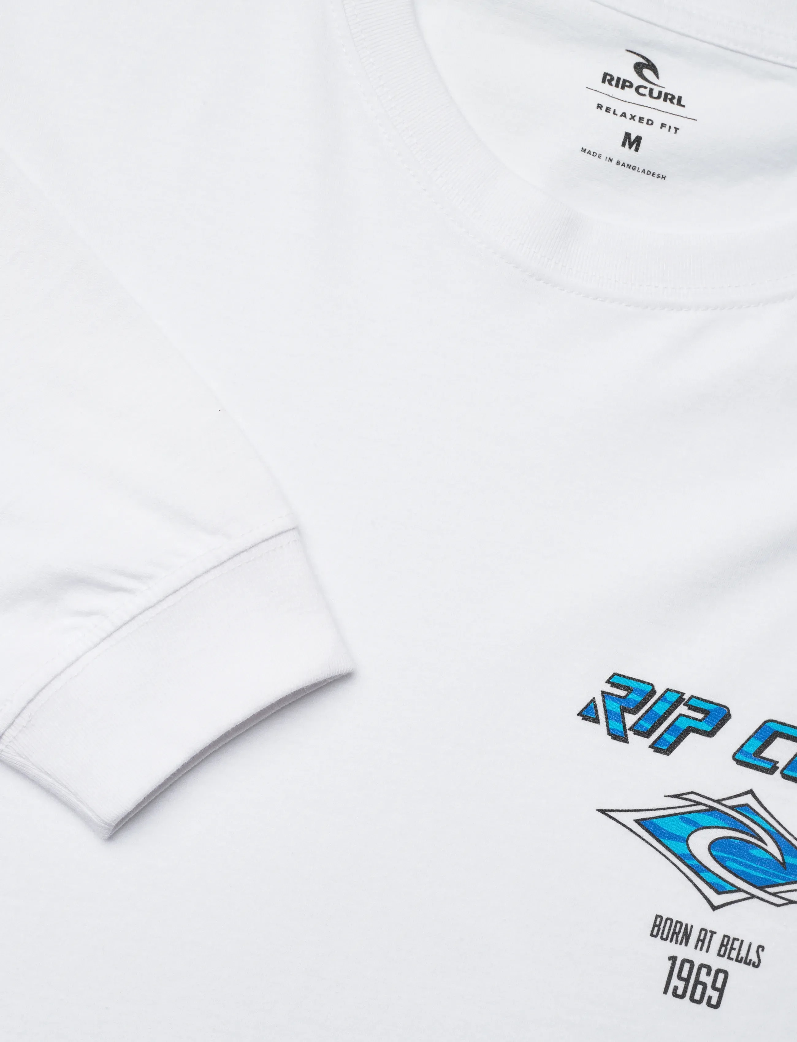 Rip Curl - FADE OUT ICON L/S TEE - laveste priser - white - 3