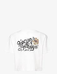 Rip Curl - PARADISO CROP TEE - navel shirts - white - 1