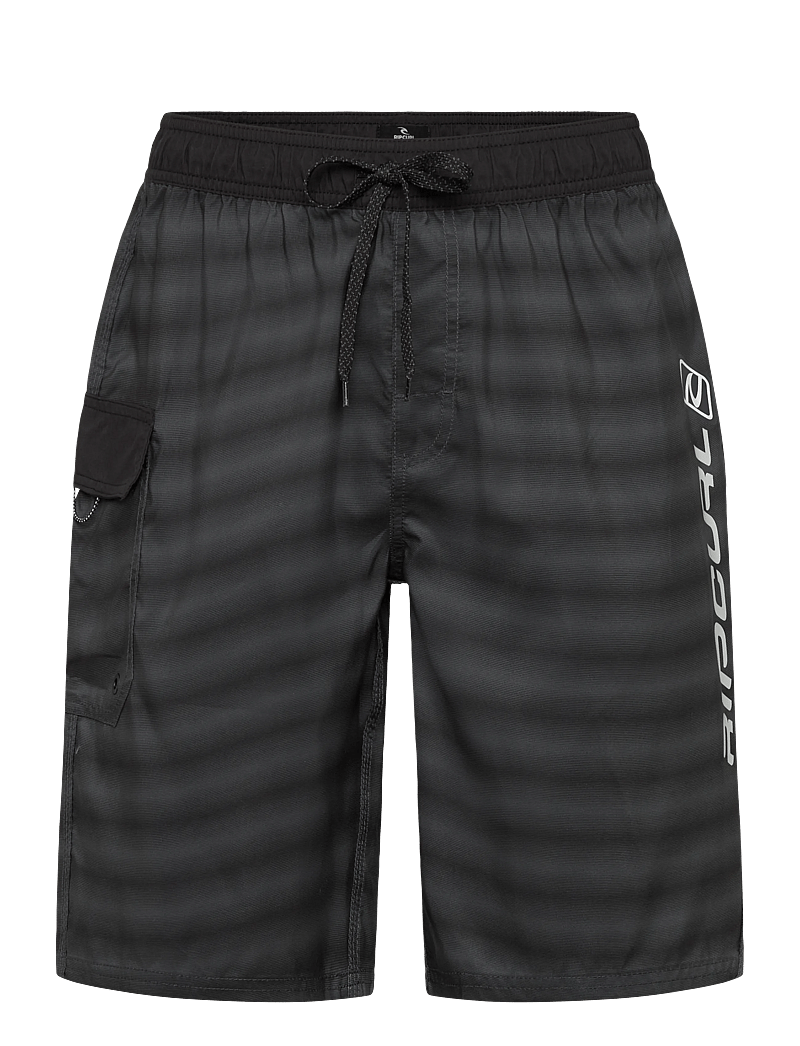 Rip Curl - SHOCK WAVE E/FIT BOARDSHORT - badehosen - black - 0