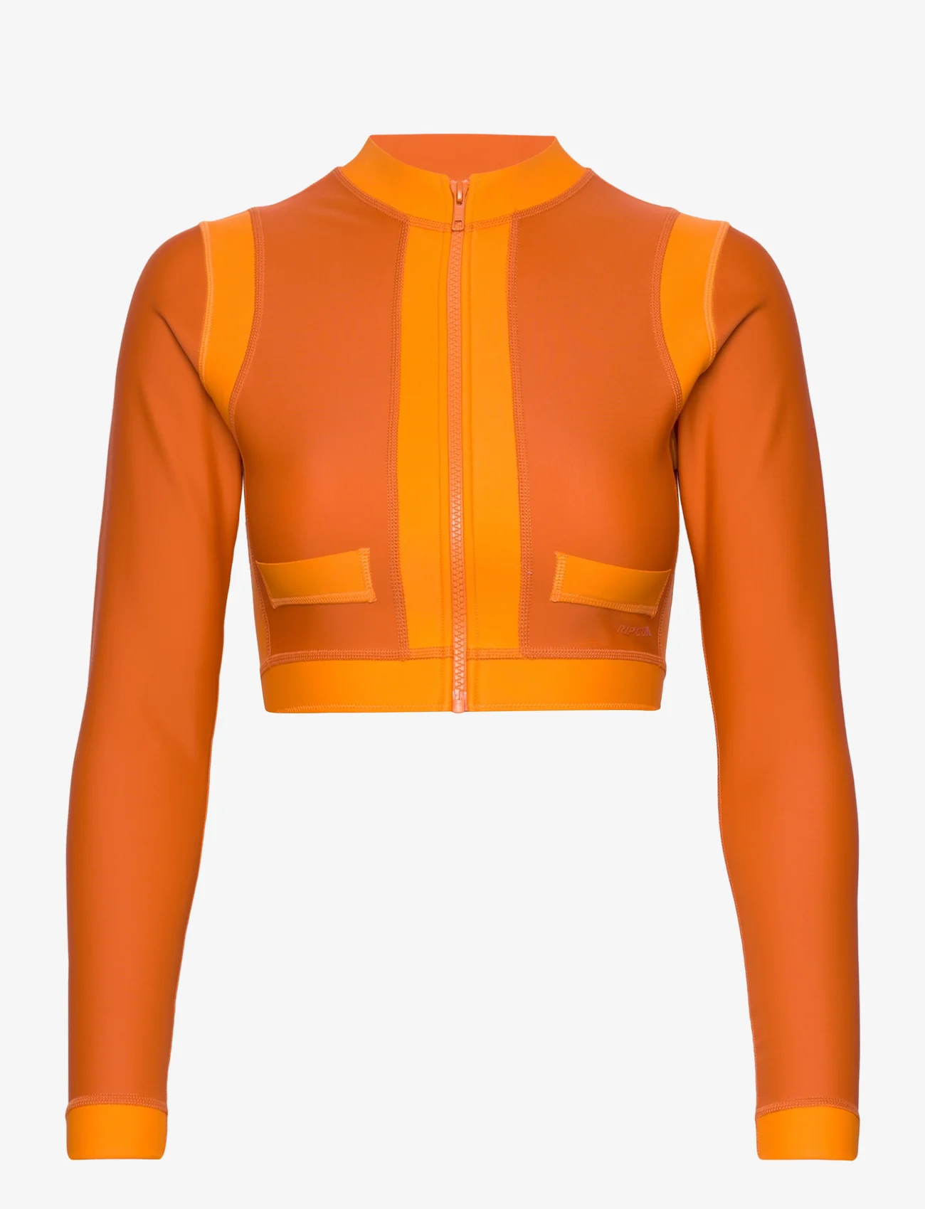 Rip Curl - MIRAGE COCO LS CROP TOP ZIPPED - navel shirts - orange - 0