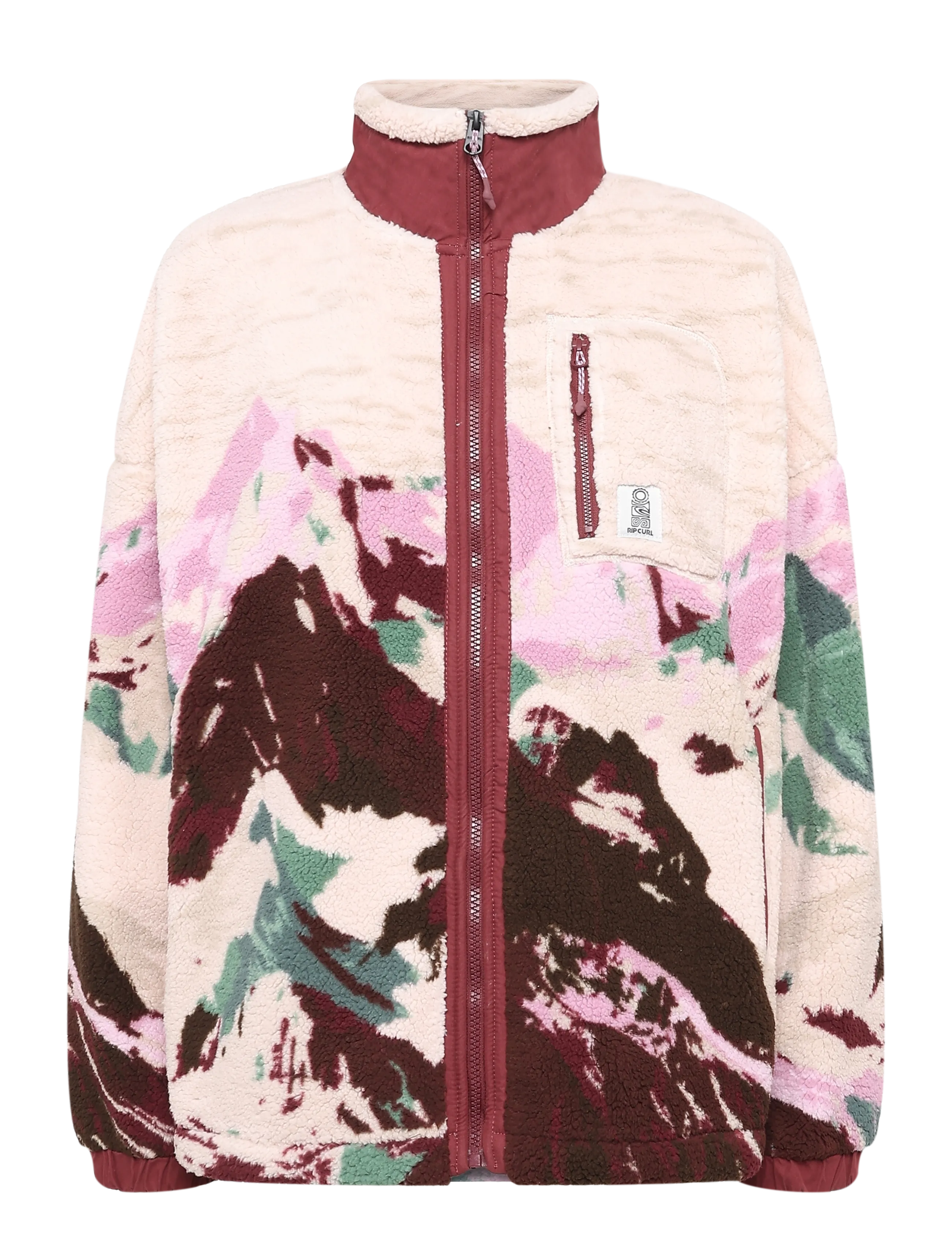 Rip Curl S-SERIES BONDED Z/T POLAR - Fleeces & Midlayers - DARK PLUM / burgundy