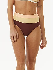 Rip Curl - BLOCK PARTY SPLICE FULL PANT - bikinihosen mit hoher taille - plum - 2