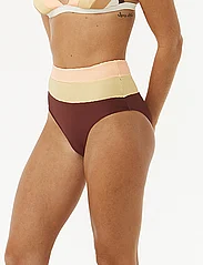 Rip Curl - BLOCK PARTY SPLICE FULL PANT - korkeavyötäröiset bikinihousut - plum - 3