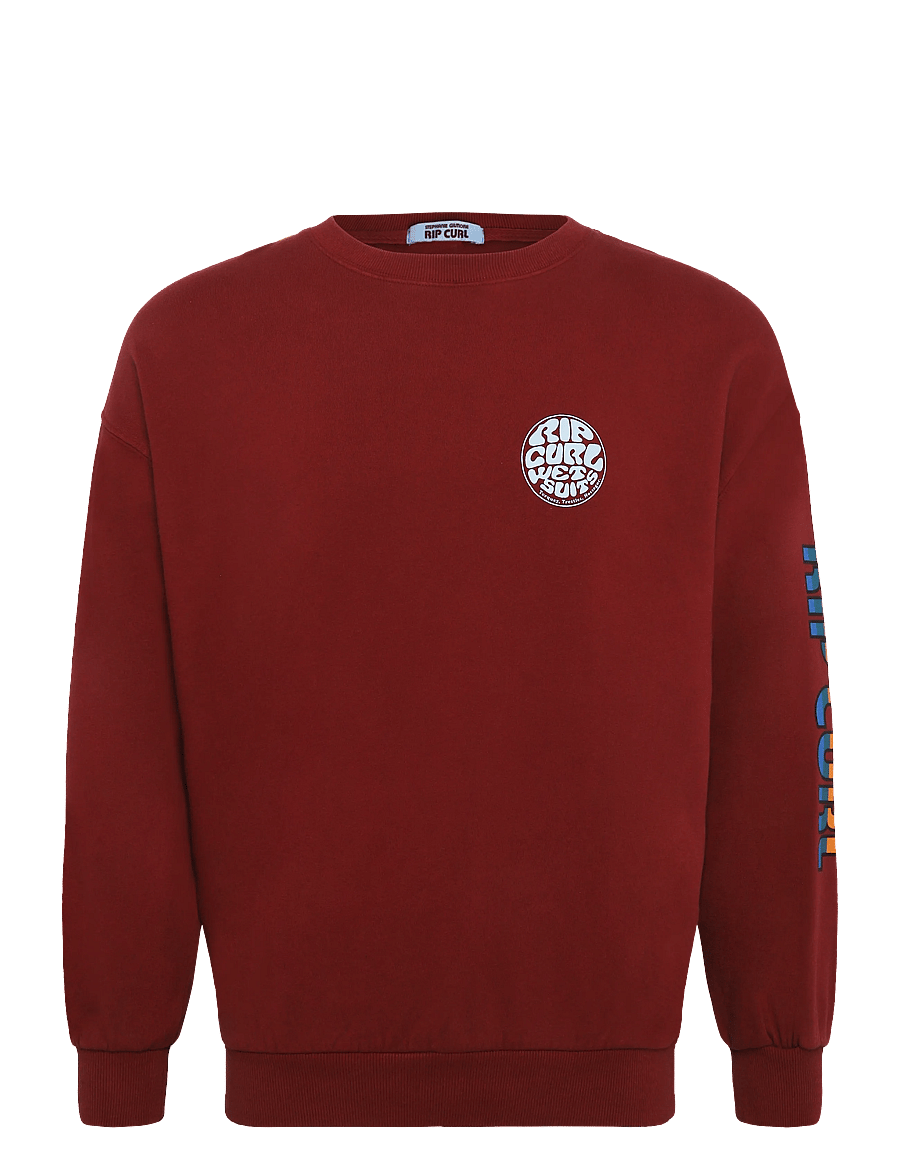 Rip Curl - SG HERITAGE OVERSIZED FLEECE - tops - plum - 0
