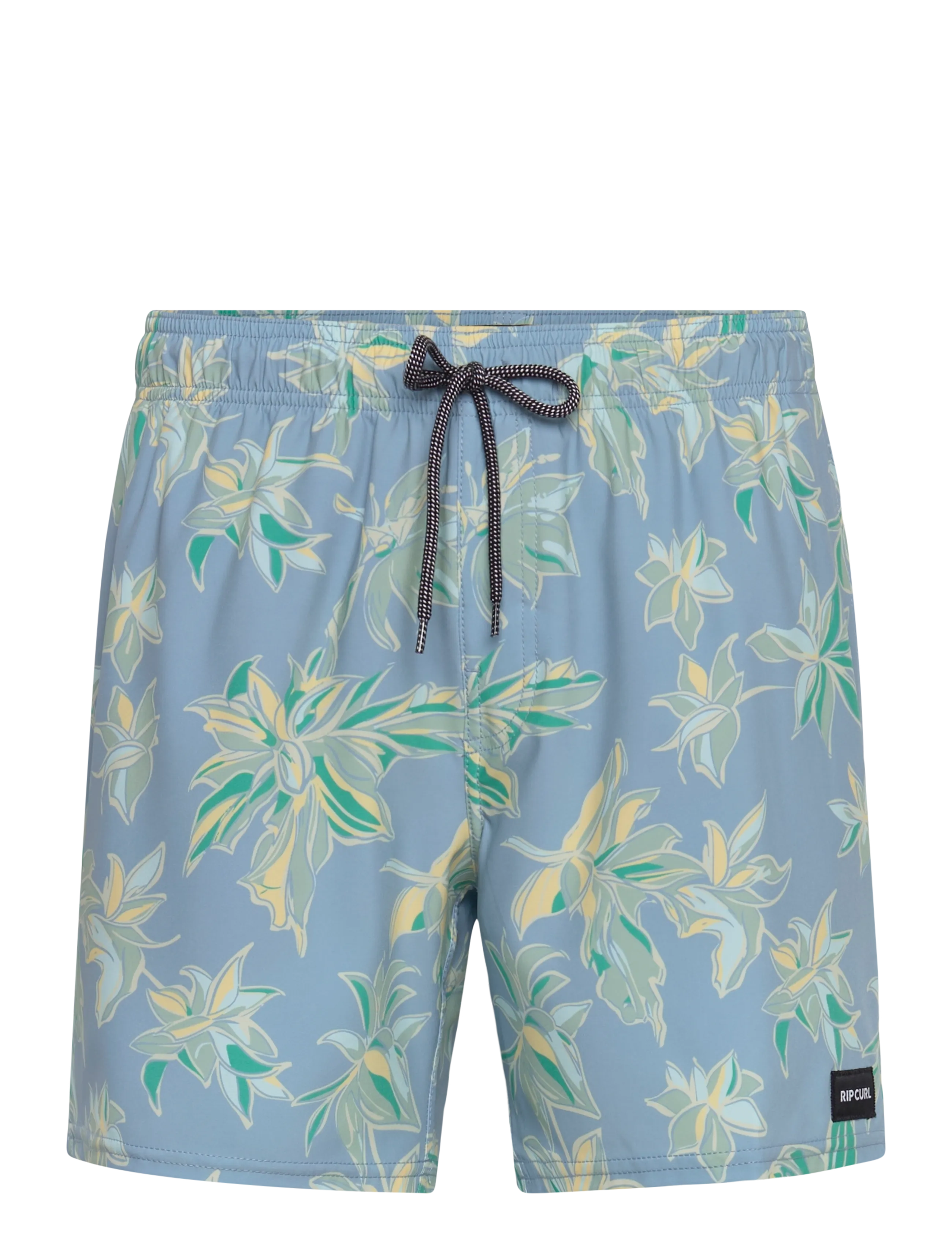 Rip Curl Sessions Volley, Mænd, Mønstrede Volley Badeshorts, Blå, Str: L