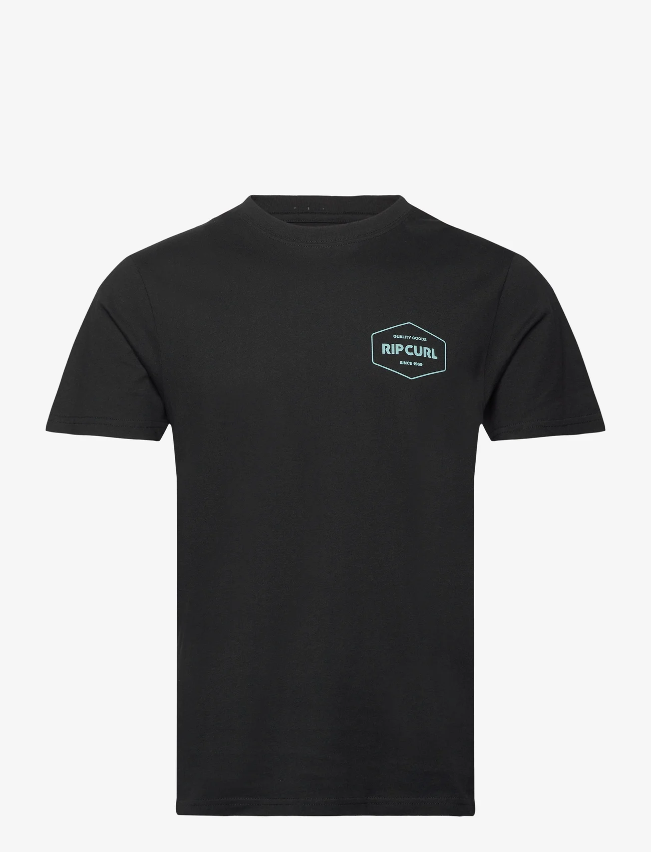Rip Curl - STAPLER TEE - short-sleeved t-shirts - black - 0