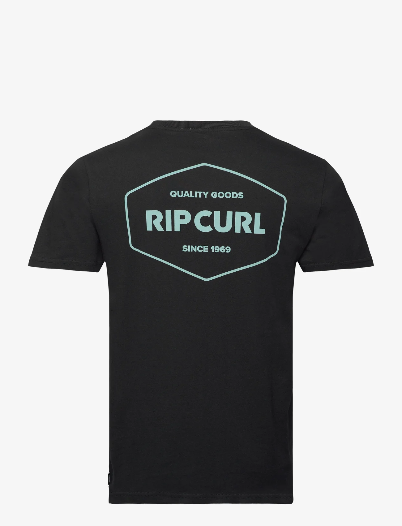 Rip Curl - STAPLER TEE - short-sleeved t-shirts - black - 1