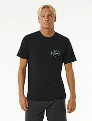 Rip Curl - STAPLER TEE - short-sleeved t-shirts - black - 3