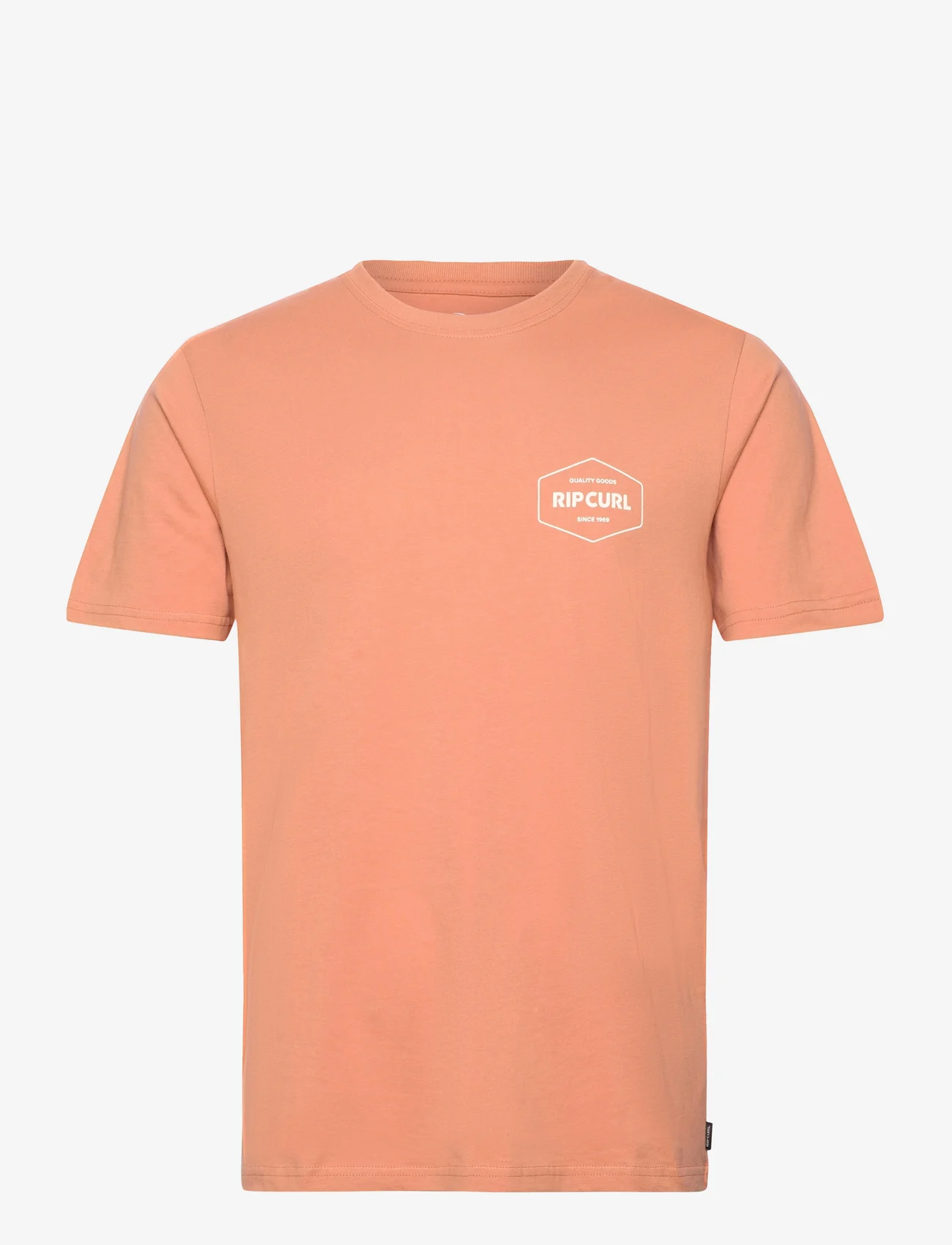 Rip Curl - STAPLER TEE - short-sleeved t-shirts - clay - 0