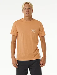 Rip Curl - STAPLER TEE - short-sleeved t-shirts - clay - 2