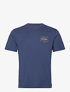 STAPLER TEE - WASHED NAVY