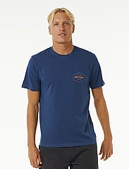 Rip Curl - STAPLER TEE - short-sleeved t-shirts - washed navy - 2
