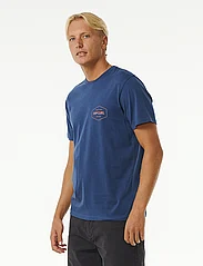 Rip Curl - STAPLER TEE - short-sleeved t-shirts - washed navy - 3