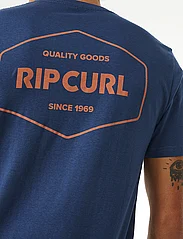Rip Curl - STAPLER TEE - short-sleeved t-shirts - washed navy - 5