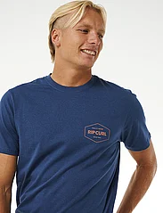 Rip Curl - STAPLER TEE - short-sleeved t-shirts - washed navy - 6