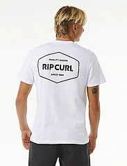 Rip Curl - STAPLER TEE - short-sleeved t-shirts - white - 3