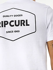 Rip Curl - STAPLER TEE - short-sleeved t-shirts - white - 5