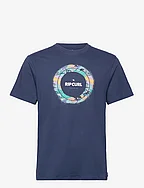 FILL ME UP TEE - WASHED NAVY