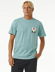 Rip Curl - SURF REVIVIAL PEAKING TEE - short-sleeved t-shirts - dusty blue - 2