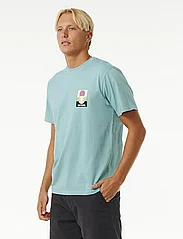Rip Curl - SURF REVIVIAL PEAKING TEE - short-sleeved t-shirts - dusty blue - 3