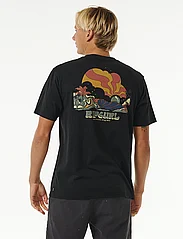 Rip Curl - MASON PIPELINER TEE - short-sleeved t-shirts - black - 4