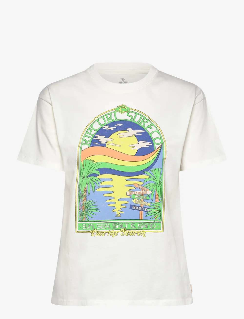 Rip Curl - SUN & SEA RELAXED TEE - t-shirts - bone - 1