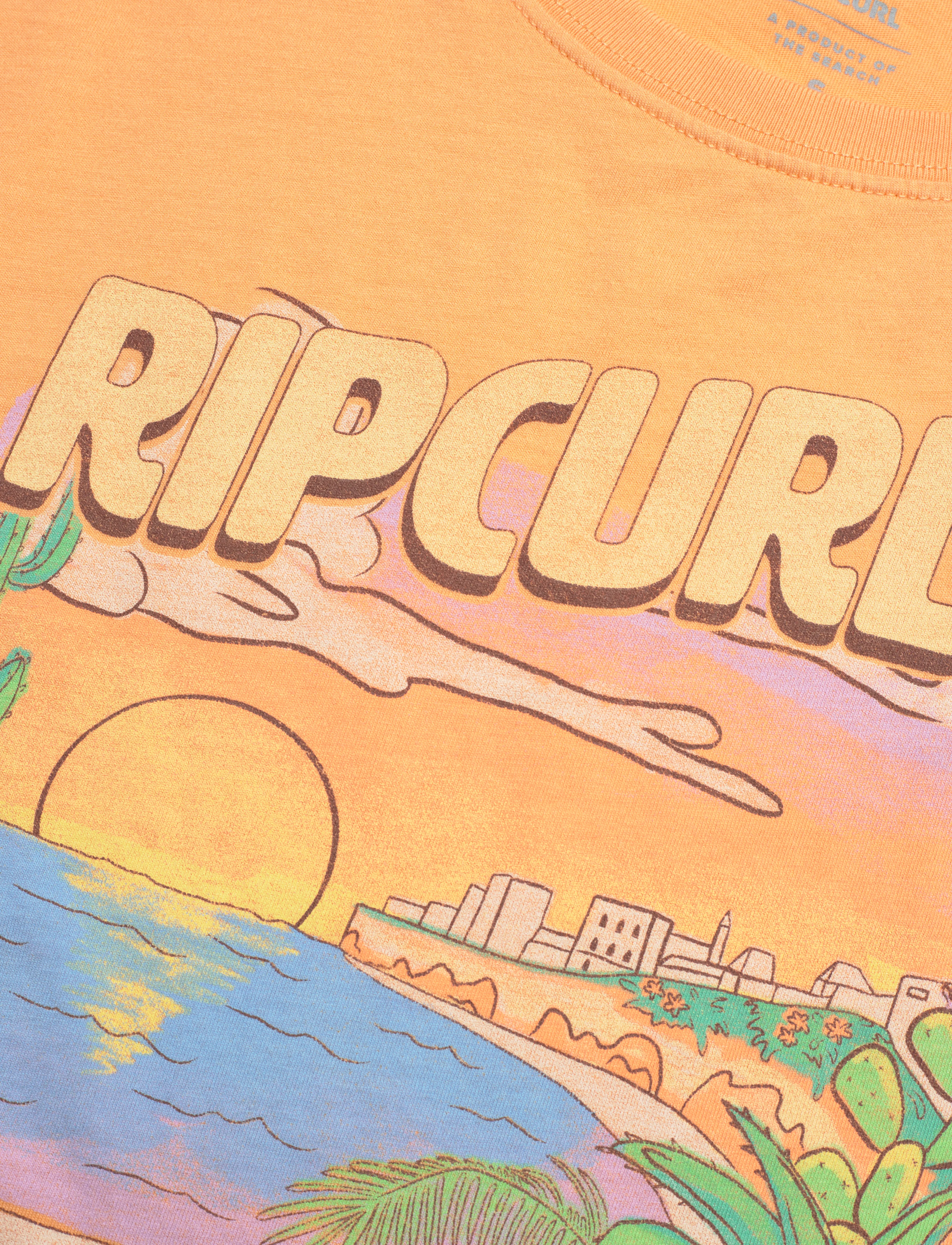 Rip Curl - LA PALOMA CROP TEE - pastel orange - 4