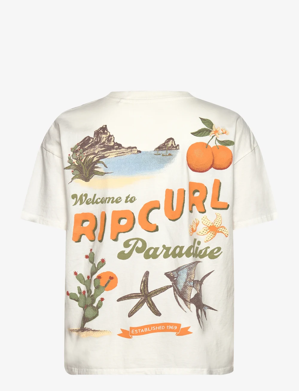 Rip Curl - CALA VADELLA RELAXED TEE - t-shirts - bone - 2