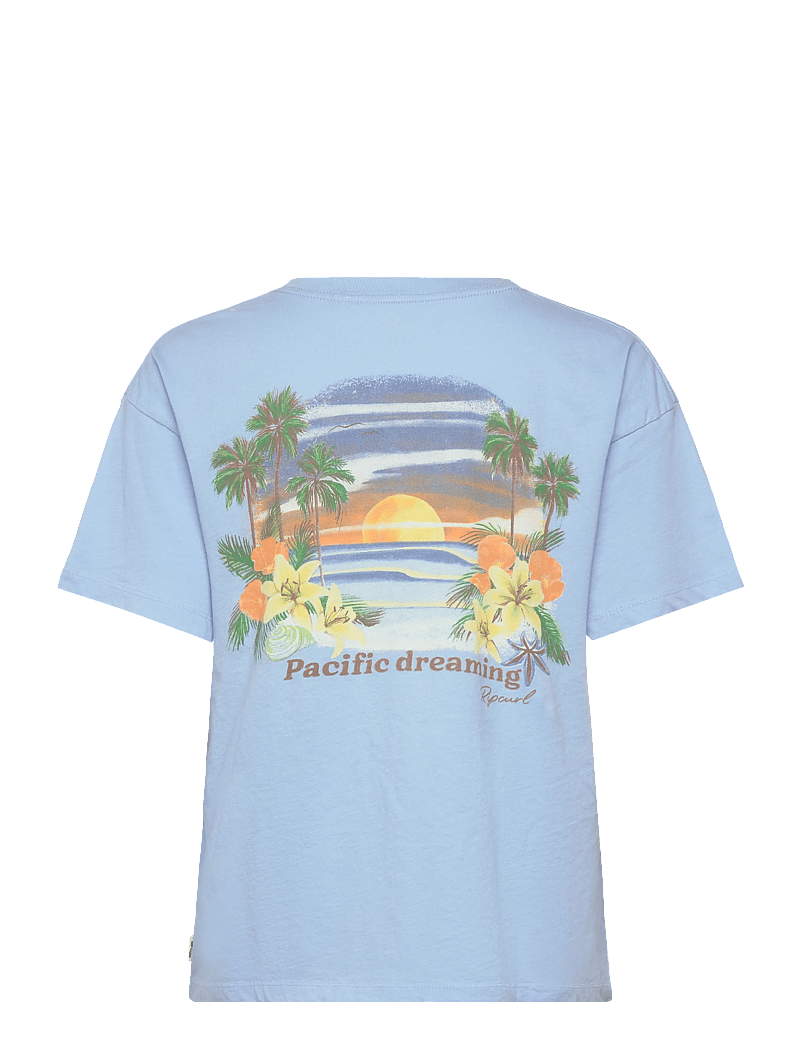 Rip Curl - POOLSIDE RELAXED TEE - alussärgid ja t-särgid - light blue - 1
