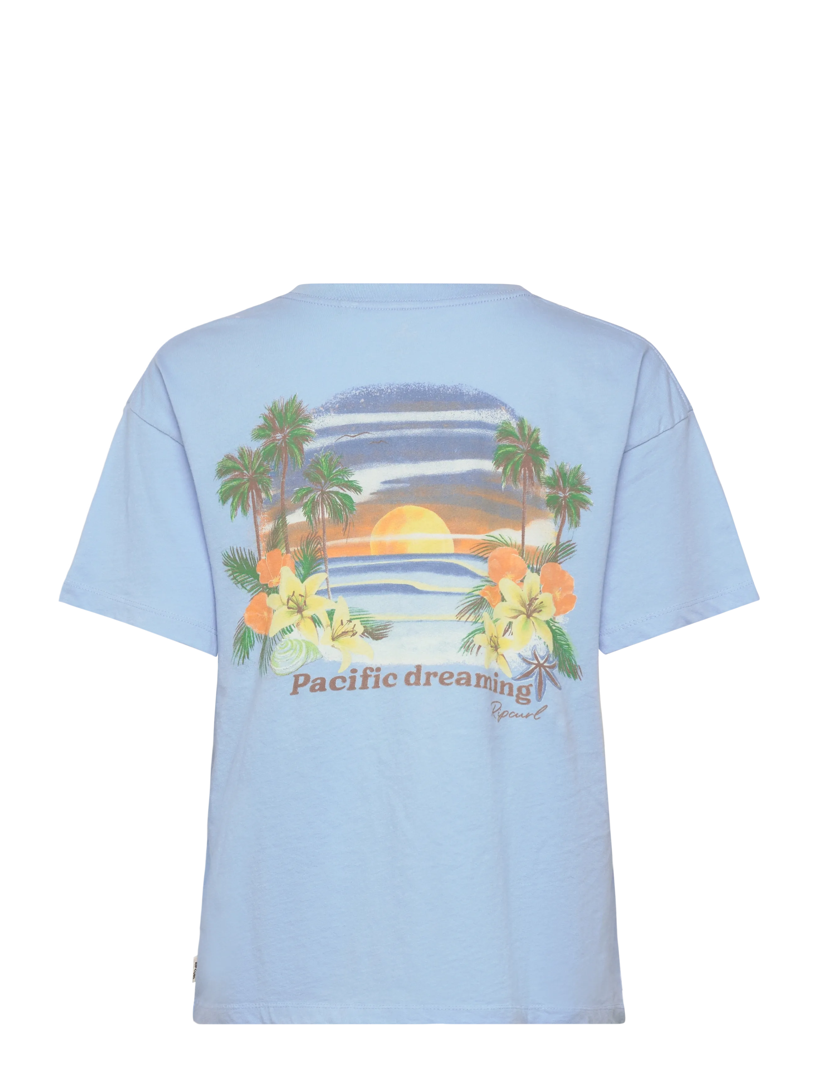 Rip Curl - POOLSIDE RELAXED TEE - t-shirts - light blue - 1