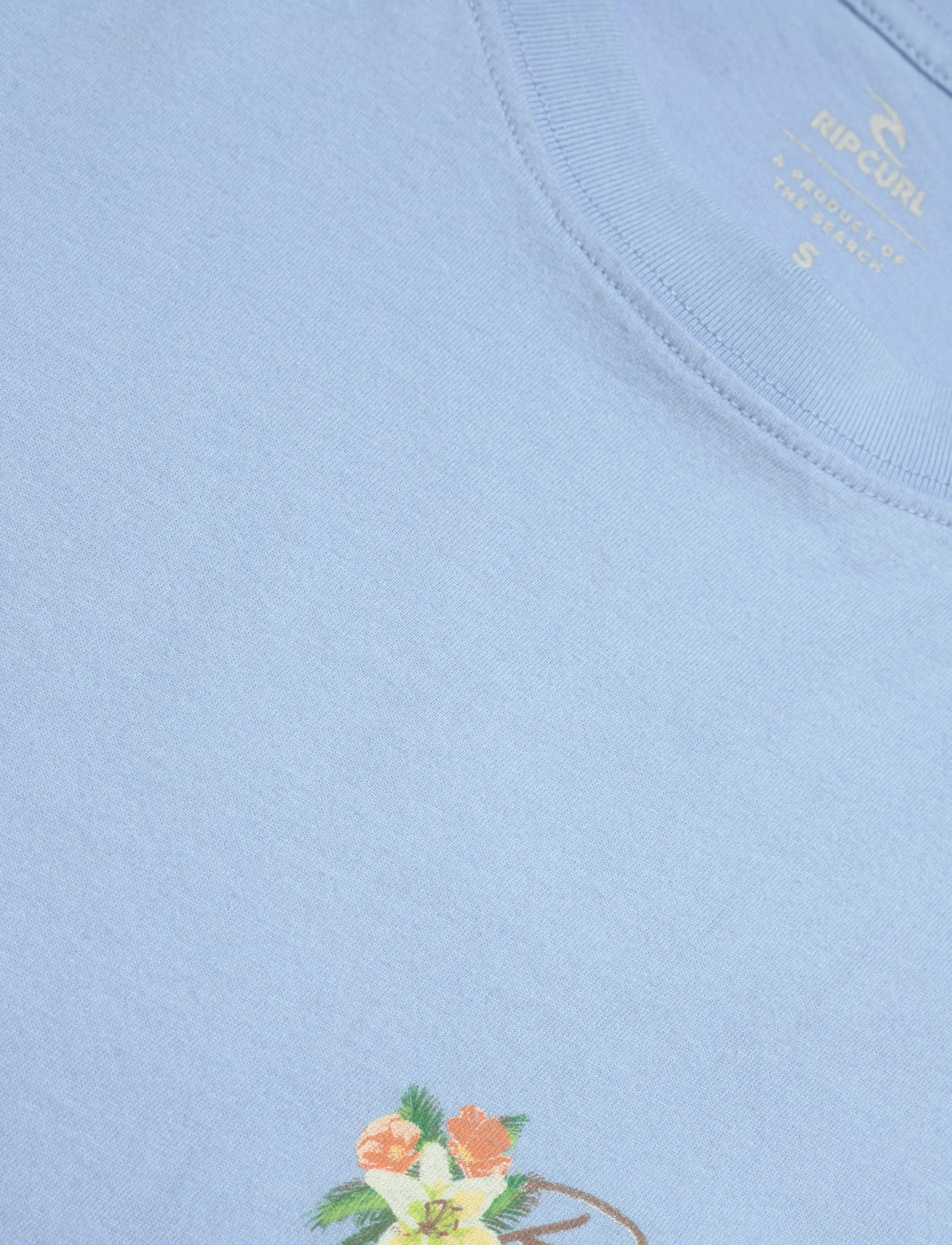 Rip Curl - POOLSIDE RELAXED TEE - t-shirts - light blue - 2