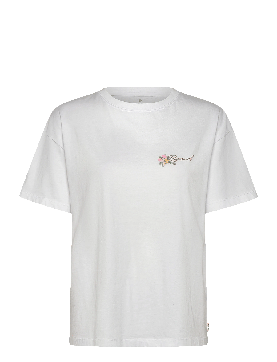 Rip Curl - POOLSIDE RELAXED TEE - toppar og stuttermabolir - optical white - 0