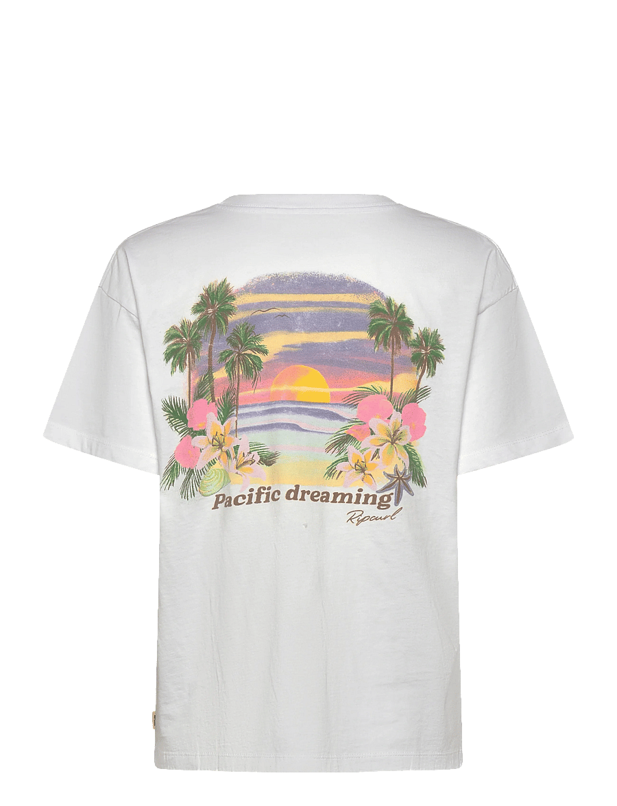 Rip Curl - POOLSIDE RELAXED TEE - toppar og stuttermabolir - optical white - 1