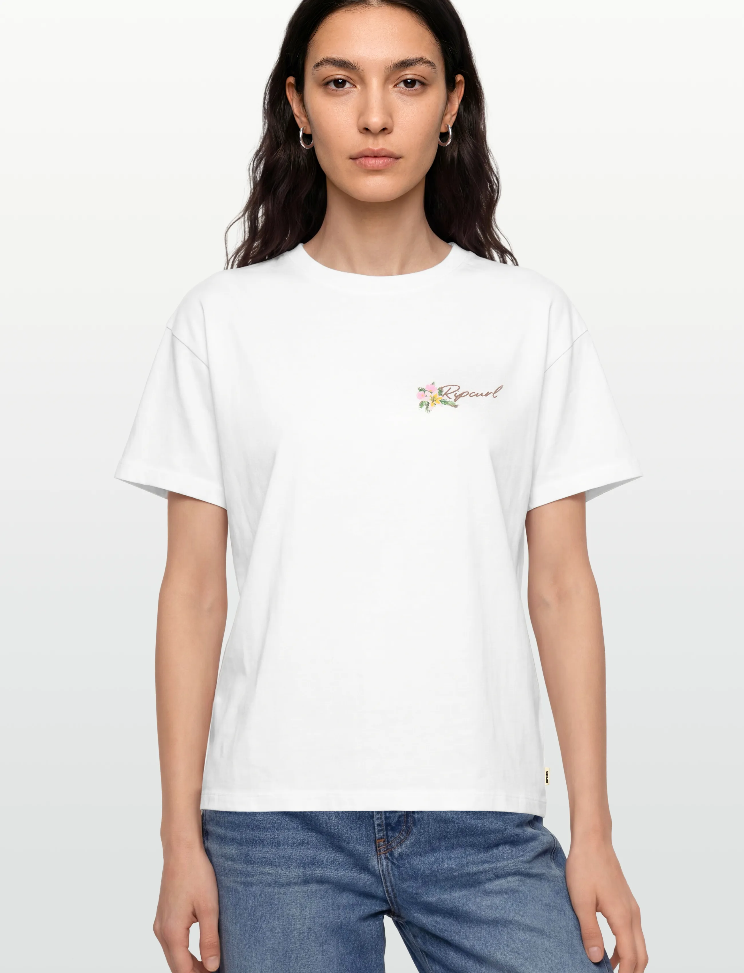 Rip Curl - POOLSIDE RELAXED TEE - t-shirts - optical white - 3