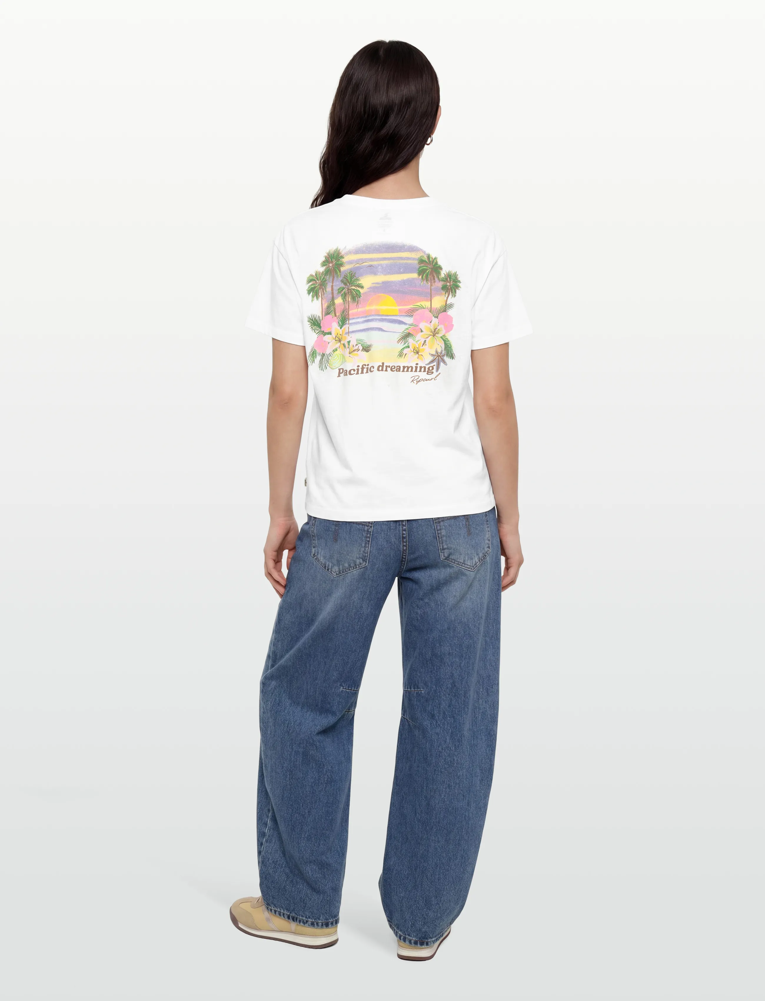 Rip Curl - POOLSIDE RELAXED TEE - t-shirts - optical white - 4