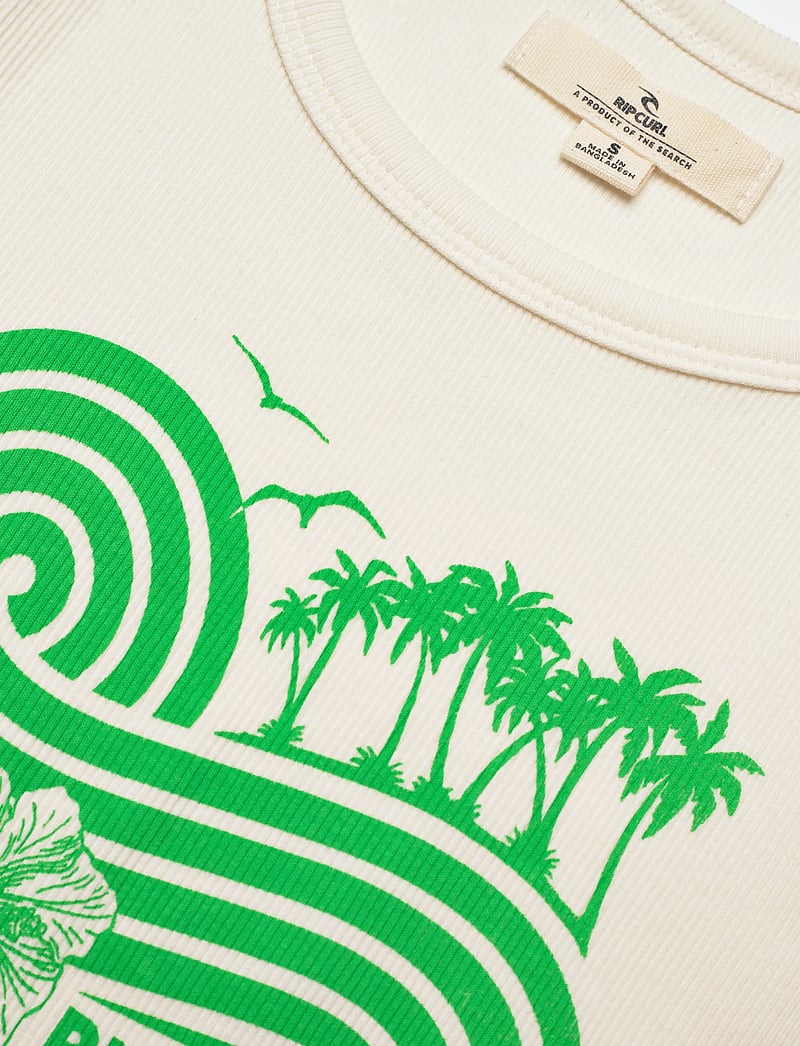 Rip Curl - OCEAN BREAK RIB TANK - toppe & t-shirts - bone - 2