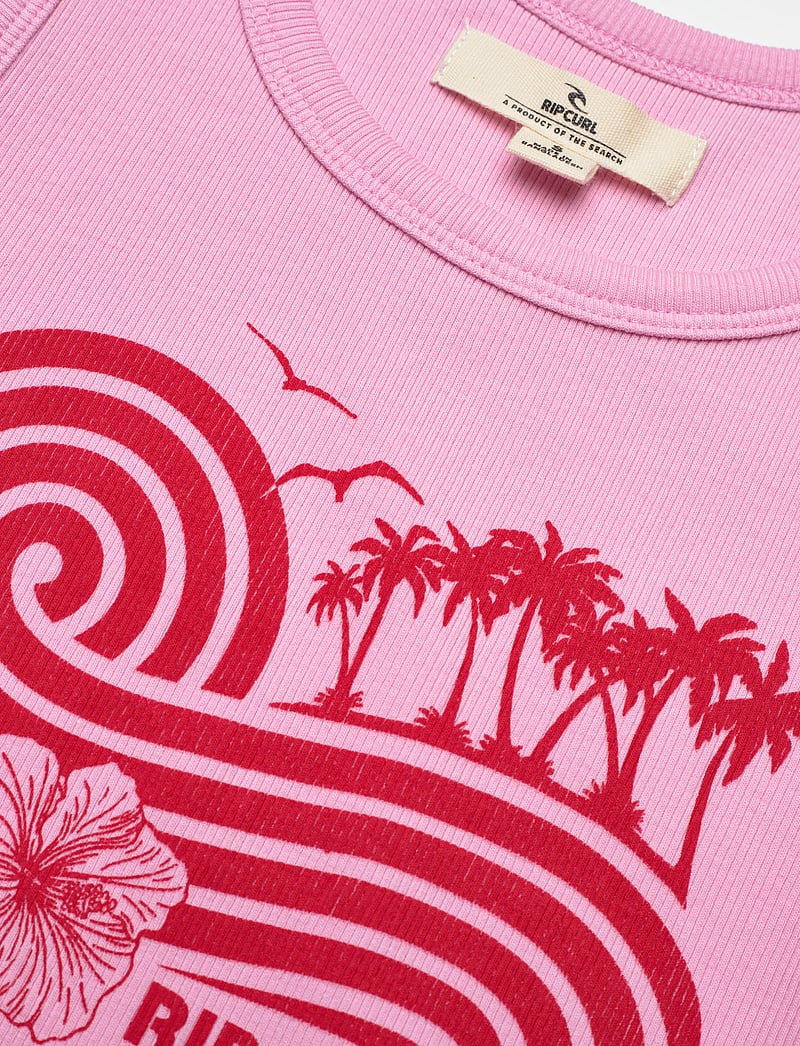 Rip Curl - OCEAN BREAK RIB TANK - toppe & t-shirts - light pink - 2