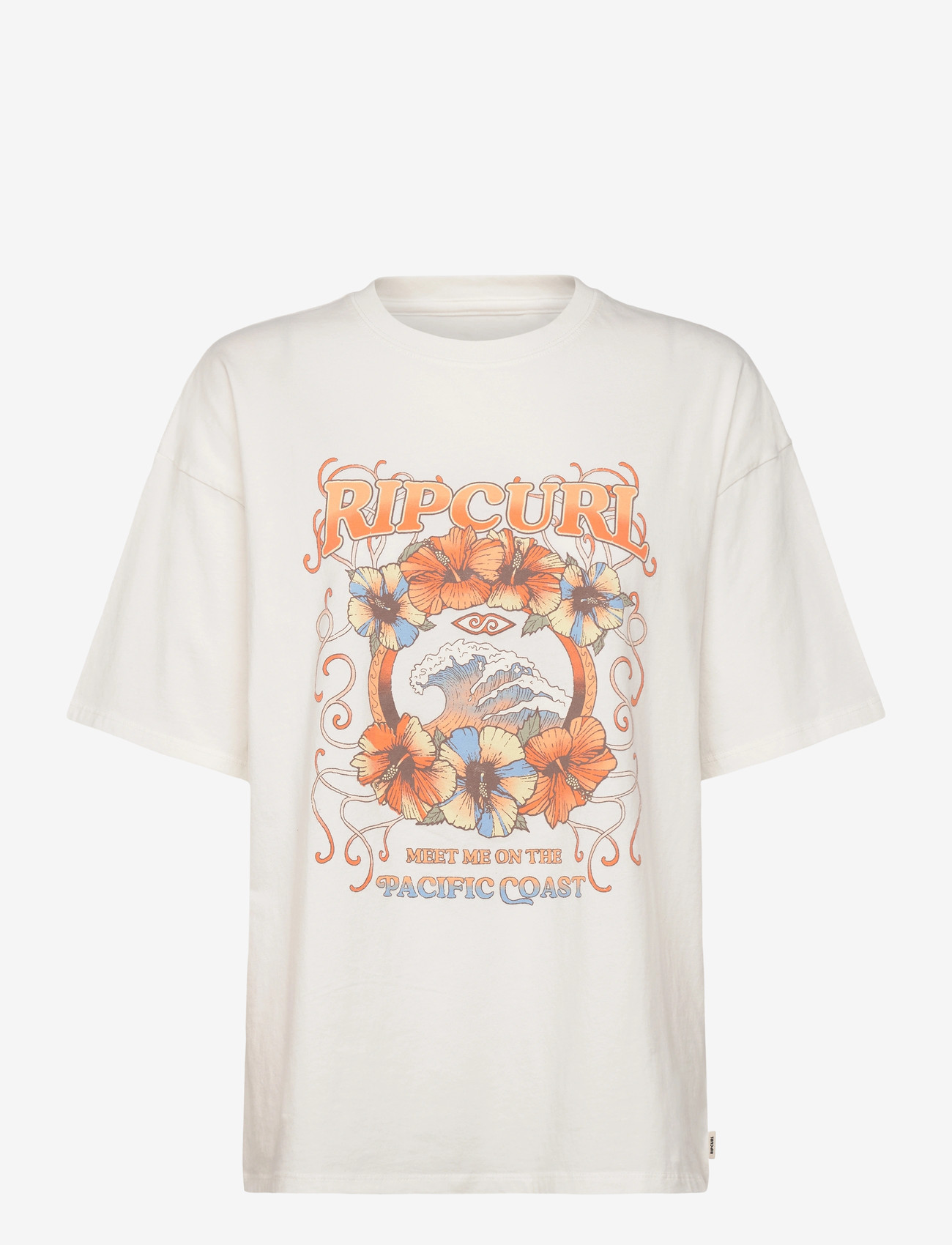 Rip Curl - PACIFIC COAST HERITAGE TEE - t-shirts - bone - 0