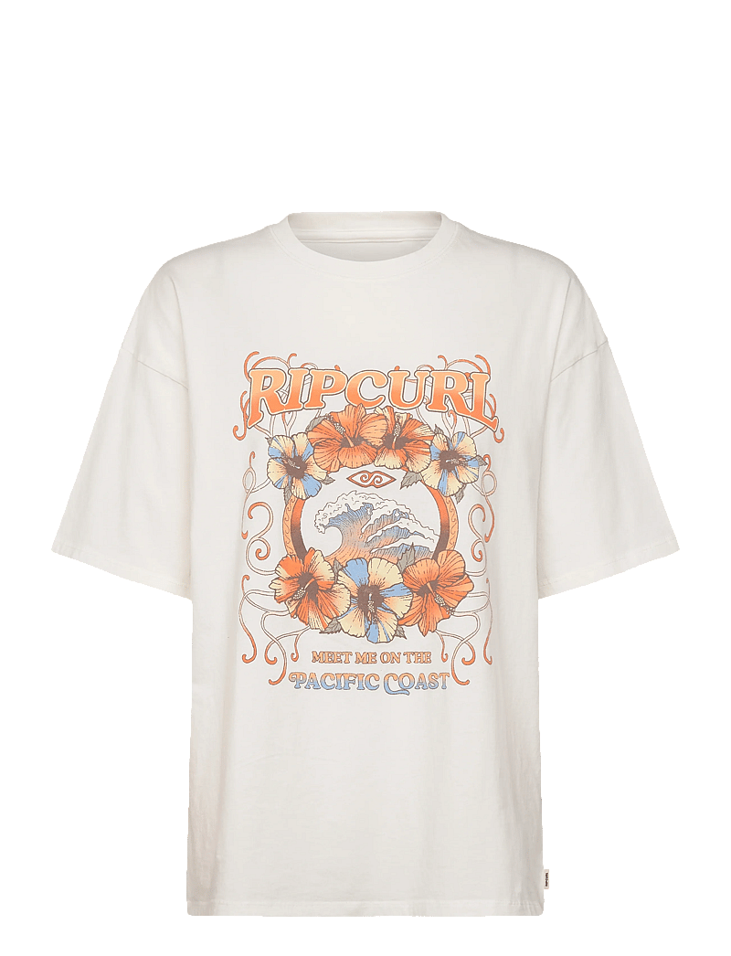 Rip Curl - PACIFIC COAST HERITAGE TEE - t-shirts - bone - 0