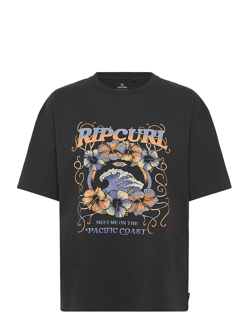 Rip Curl - PACIFIC COAST HERITAGE TEE - t-shirts - washed black - 0