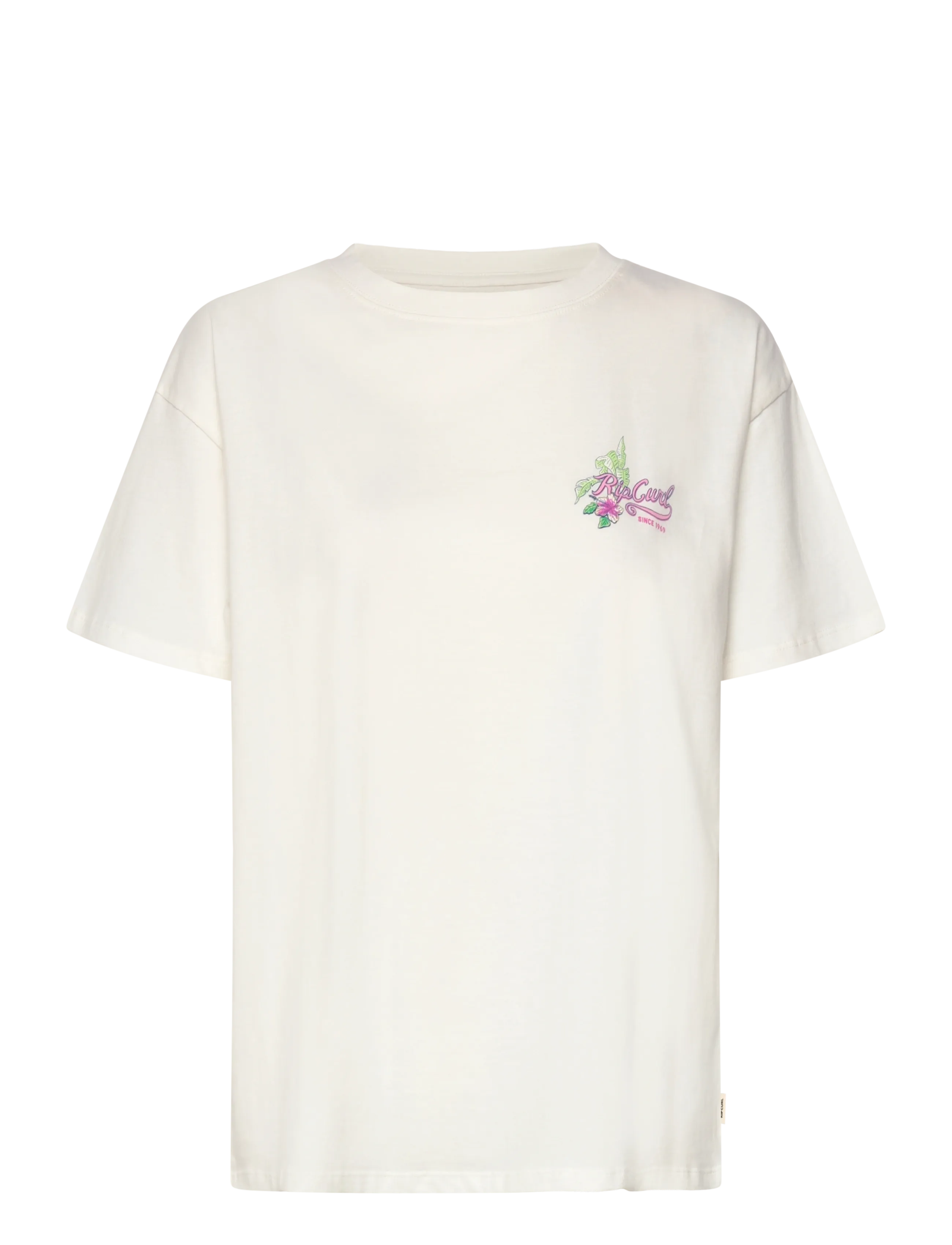 RIP CURL Saloon Relaxed Tee Cream - XL - Damen