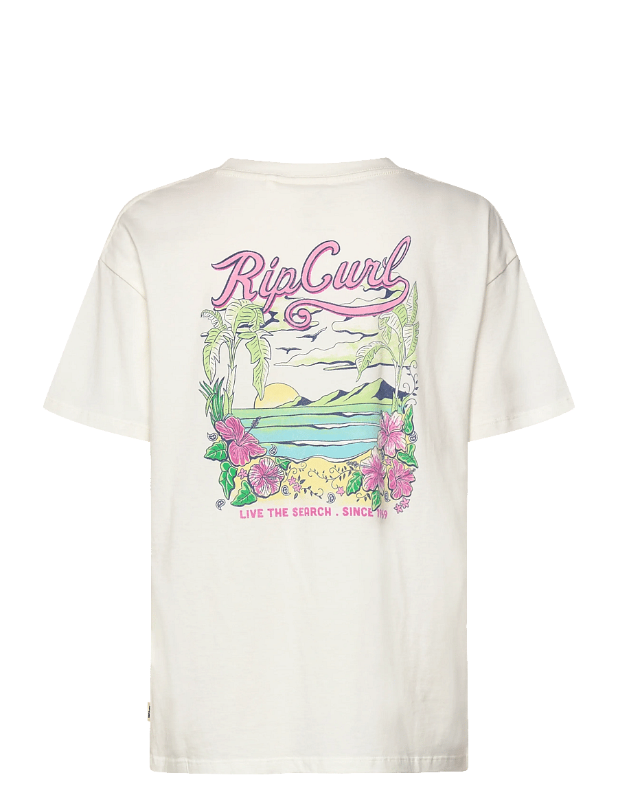 Rip Curl - SALOON RELAXED TEE - t-shirts - bone - 1