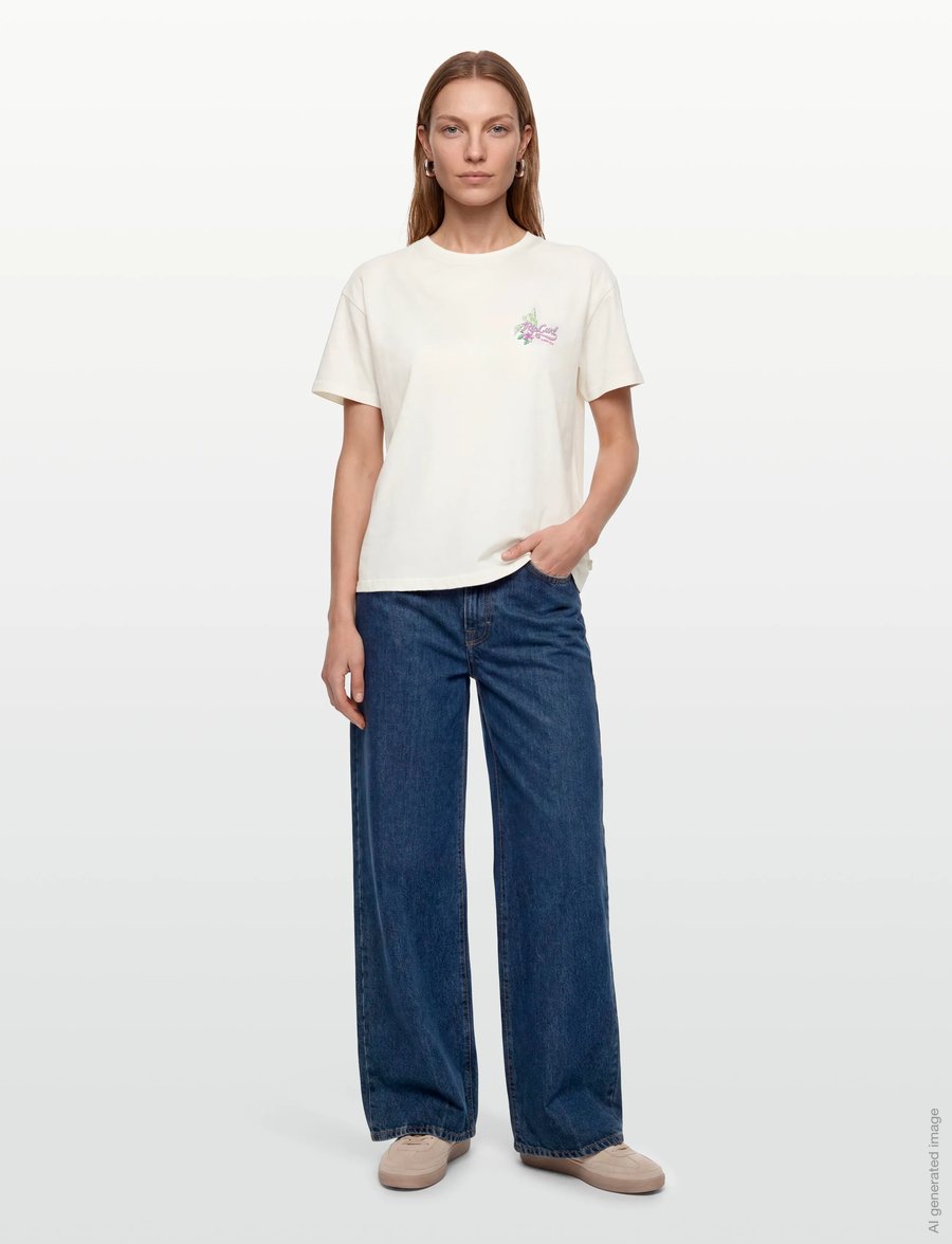Rip Curl - SALOON RELAXED TEE - t-shirts - bone - 0