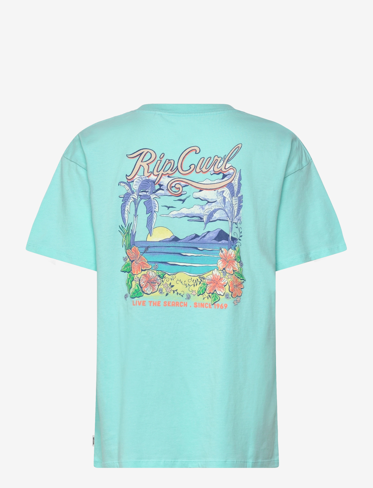 Rip Curl - SALOON RELAXED TEE - t-shirts - light sea blue - 1