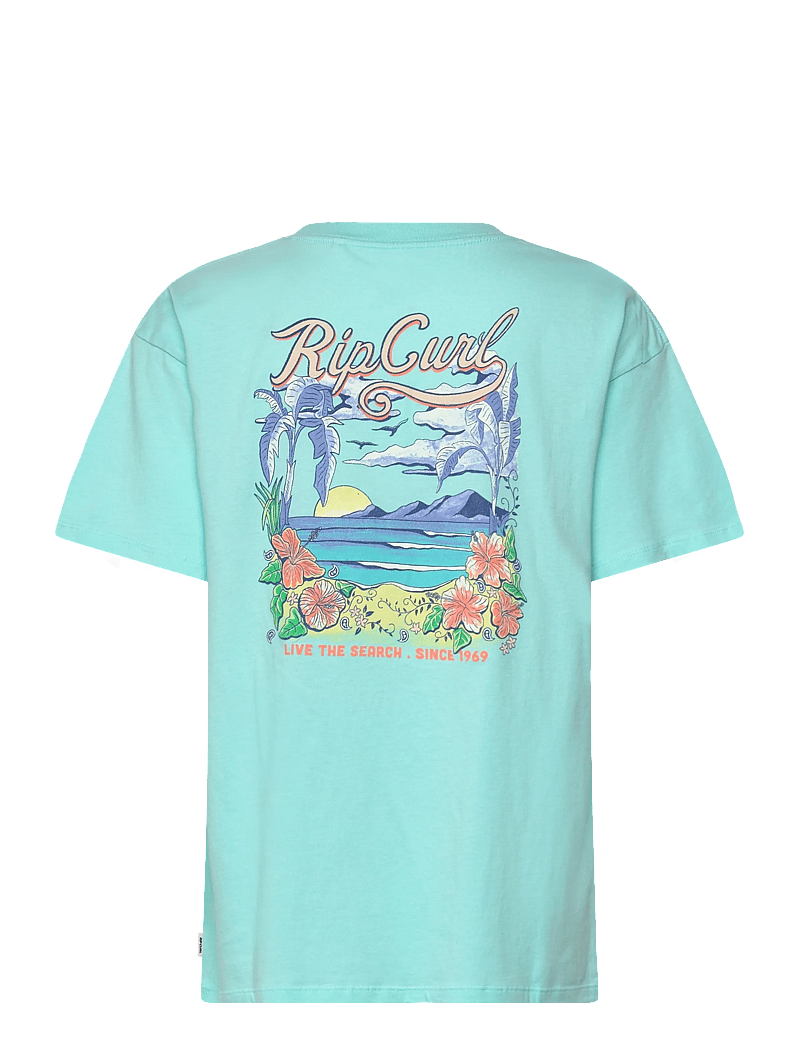 Rip Curl - SALOON RELAXED TEE - t-shirts - light sea blue - 1