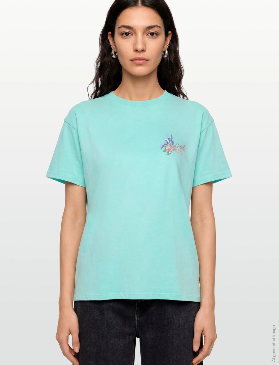 Rip Curl - SALOON RELAXED TEE - toppar og stuttermabolir - light sea blue - 3