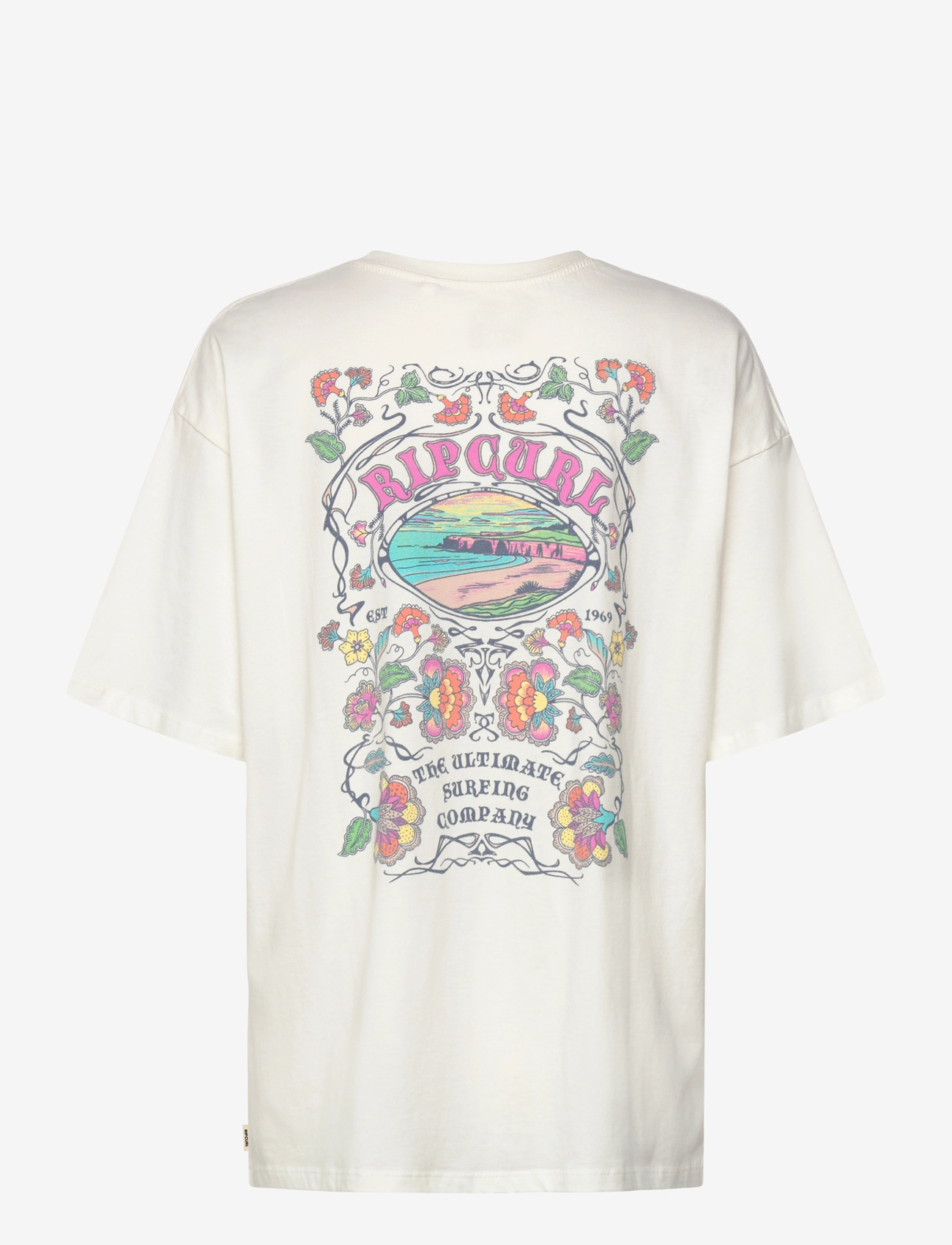 Rip Curl - HALF MOON BAY HERITAGE TEE - t-shirts - bone - 1