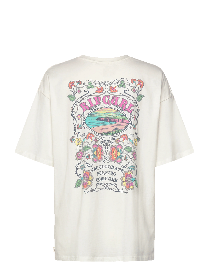 Rip Curl - HALF MOON BAY HERITAGE TEE - t-shirts - bone - 1